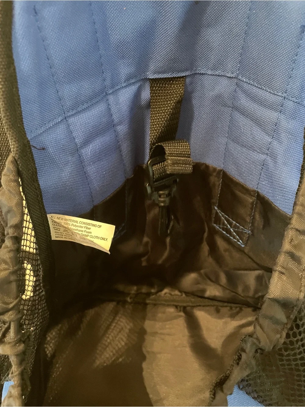 Blue Pet Backpack Carrier Front Wear Small Dog Cat Hands Free Bag